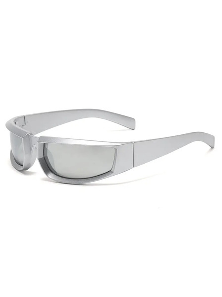 VEYREY Ochelari de soare sport unisex albi VeyRey Steampunk Istephiel