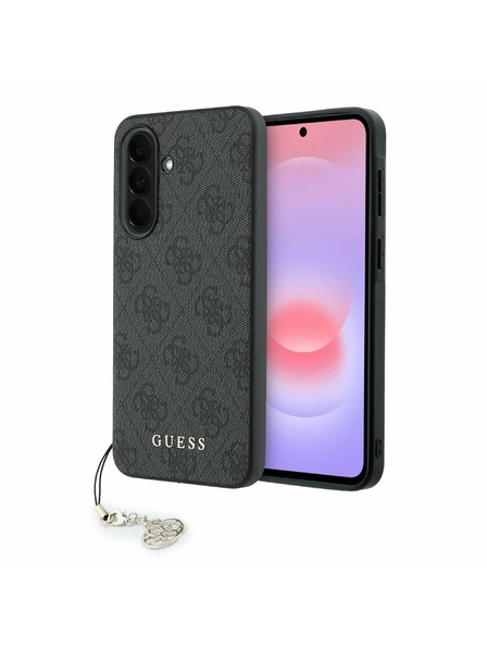 Guess Guess 4G Charm Carcasă Spate pentru Samsung Galaxy A37 Black