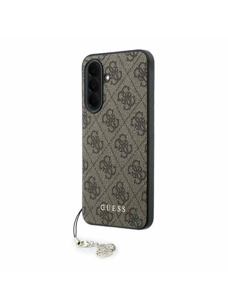 Guess Guess 4G Charm Carcasă Spate pentru Samsung Galaxy A37 Brown