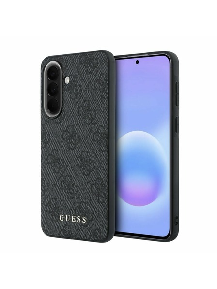 Guess Guess PU 4G Metal Classic Logo Carcasă Spate pentru Samsung Galaxy A57 Grey