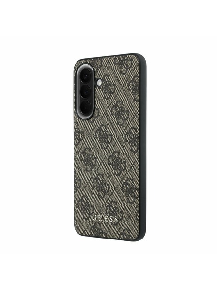 Guess Guess PU 4G Metal Classic Logo Carcasă Spate pentru Samsung Galaxy A57 Brown