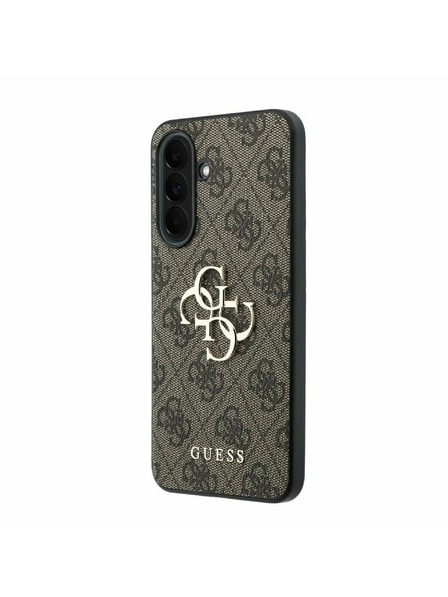 Guess Guess PU 4G Metal Logo Carcasă Spate pentru Samsung Galaxy A37 Brown