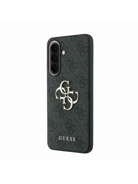 Guess Guess PU 4G Metal Logo Carcasă Spate pentru Samsung Galaxy A57 Grey