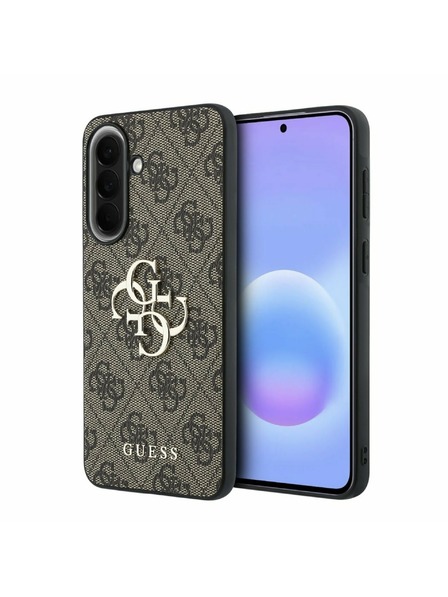 Guess Guess PU 4G Metal Logo Carcasă Spate pentru Samsung Galaxy A57 Brown