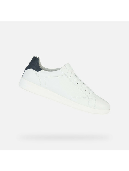 Geox Adidași albi pentru bărbați Geox Kennet