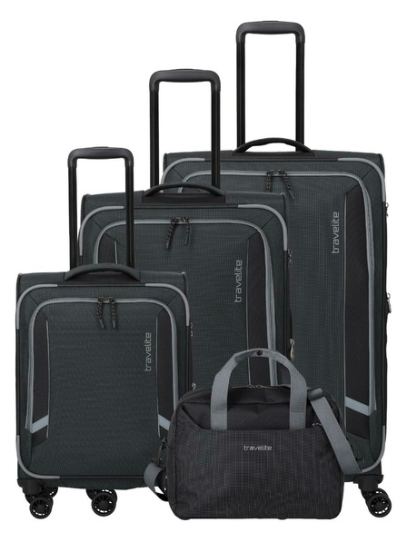 Travelite Set de Valize de Călătorie Travelite Corsiica S,M,L,BB Negru