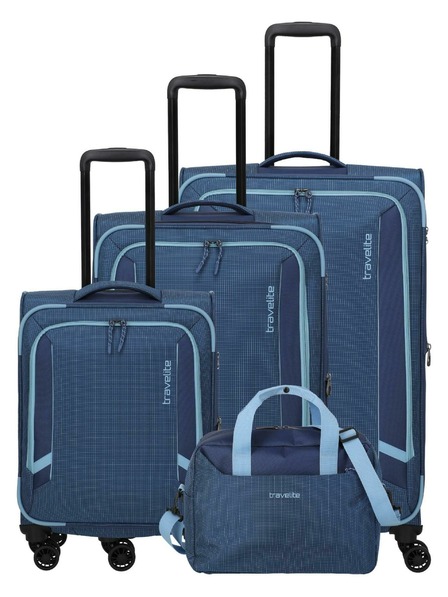 Travelite Set de Valize de Călătorie Travelite Corsiica S,M,L,BB Albastru