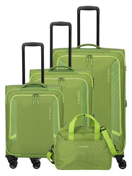 Travelite Set de Valize de Călătorie Travelite Corsiica S,M,L,BB Verde Proaspăt