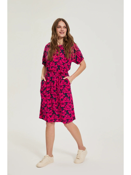 Moodo Rochie florală albastru închis Moodo