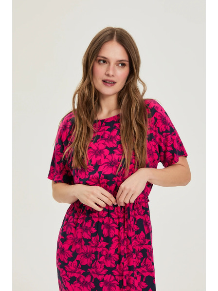 Moodo Rochie florală albastru închis Moodo