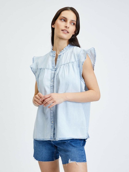 GAP Bluză top cu volănașe GAP