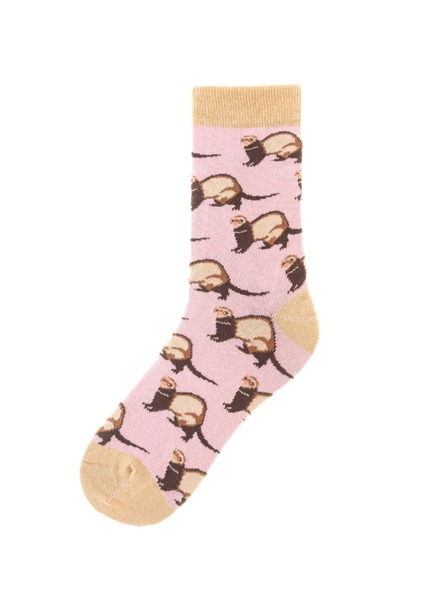 Funky Steps Funky Steps șosete pentru femei cu motiv dihor FSC117