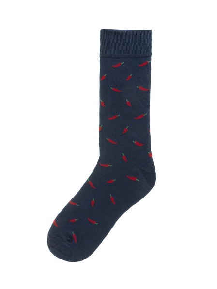 Funky Steps Șosete pentru bărbați Funky Steps cu motiv chili paprika FSC183
