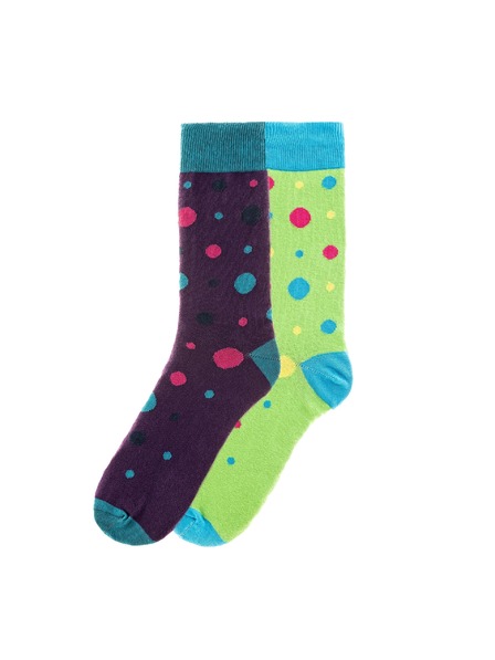 Funky Steps Set șosete pentru bărbați Funky Steps cu buline FSC194