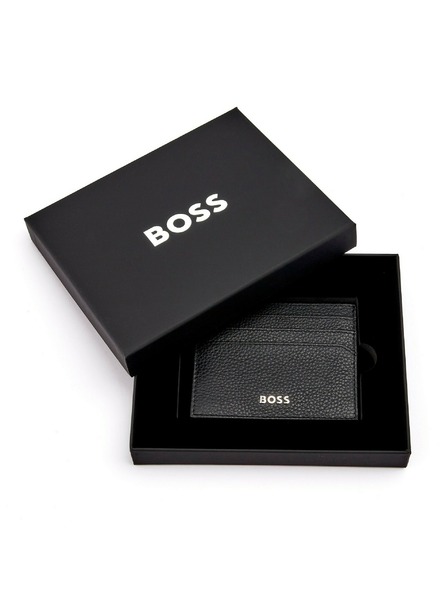 Hugo Boss Carcasă pentru carduri din piele neagră Hugo Boss Classic HLC416A