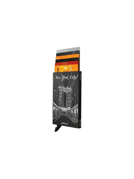 Pularys Carcasă documente Pularys Brooklyn negru aluminiu 194110801