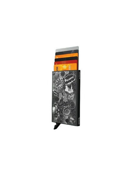 Pularys Portofel pentru documente Pularys Action Comics negru aluminiu 191610801