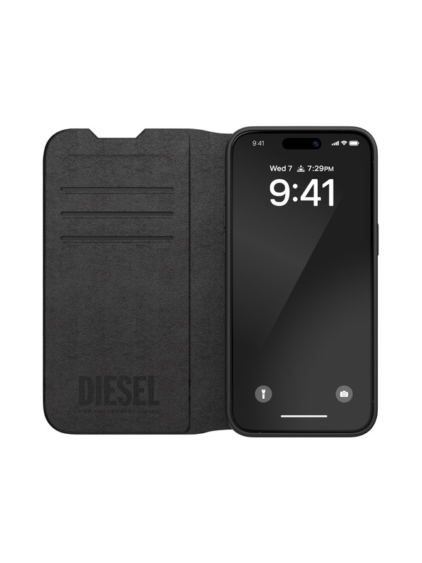 Diesel Diesel husă pentru iPhone 15 Pro Max neagră 54172
