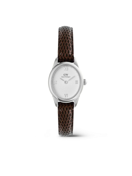 Daniel Wellington Ceasuri pentru femei Daniel Wellington Ophelia Mini Lizard Guilloché din piele DW00100888