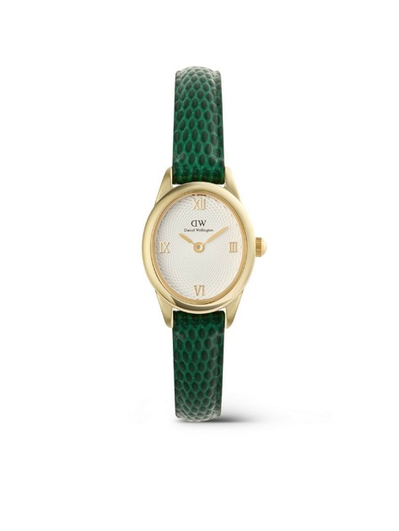 Daniel Wellington Ceas pentru femei Daniel Wellington Ophelia Mini Lizard Guilloché piele DW00100892