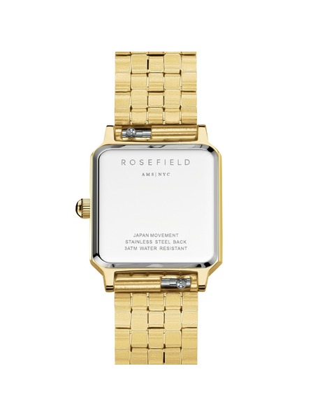 Rosefield Ceasuri pătrate pentru femei Rosefield Boxelle BEGSG-B05