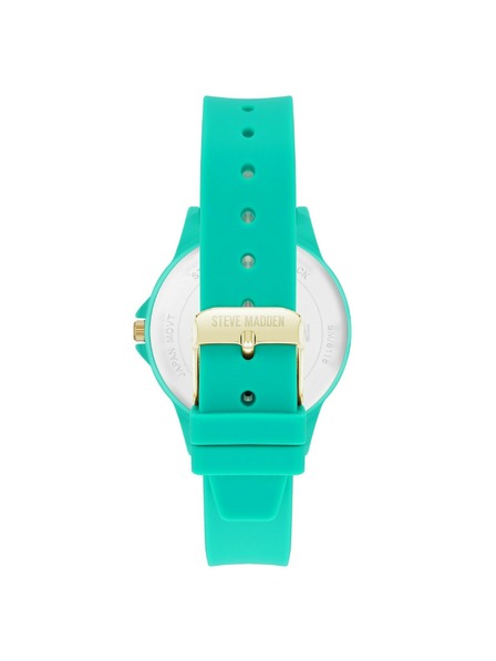 Steve Madden Ceasuri rotunde pentru femei Steve Madden SM/8118TEAL