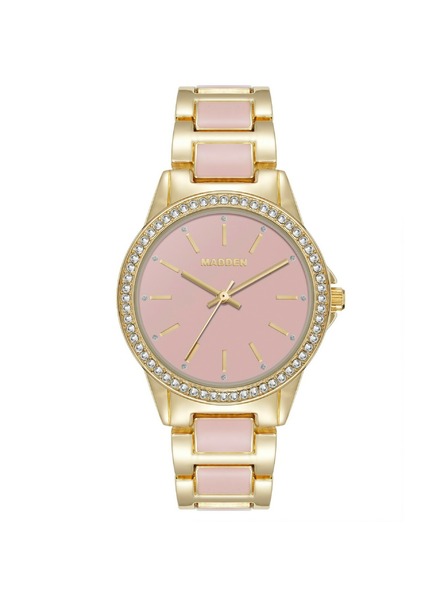 Steve Madden Ceasuri rotunde pentru femei Steve Madden SM/8108LPGPM