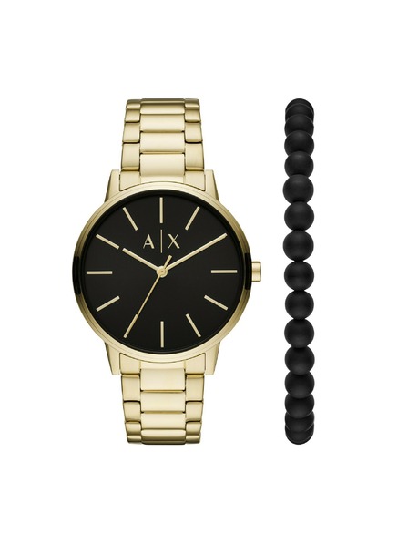 Armani Exchange Set cadou ceas și brățară Armani Exchange CAYDE AX7119