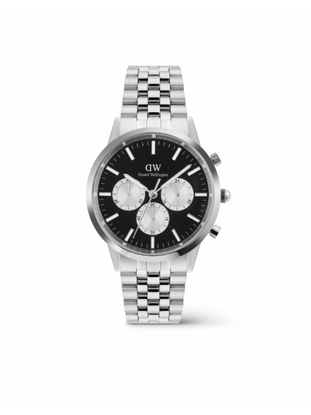 Daniel Wellington Ceas bărbătesc Daniel Wellington Iconic Chronograph Arch 5-Link Panda DW00100873