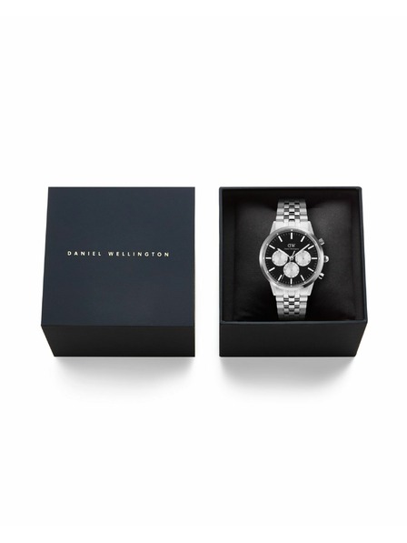 Daniel Wellington Ceas bărbătesc Daniel Wellington Iconic Chronograph Arch 5-Link Panda DW00100873