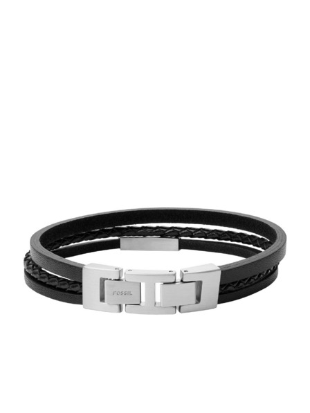 Fossil Brățară din piele pentru bărbați Fossil JF03322040