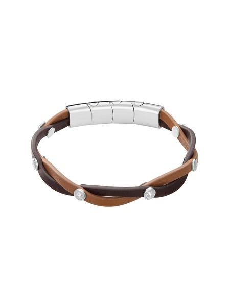 Timberland Timberland brățară pentru bărbați din piele maro TDAGB0002602