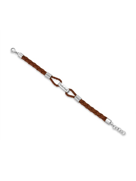 Timberland Timberland brățară pentru bărbați din piele maro TDAGB0003001