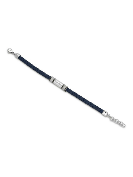 Timberland Timberland brățară pentru bărbați din piele albastră TDAGB0003202
