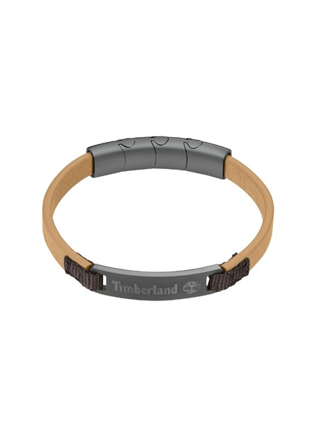 Timberland Timberland brățară pentru bărbați din piele maro deschis TDAGB0002202