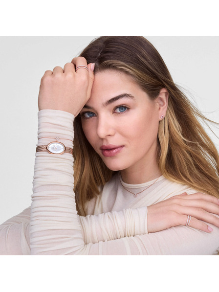 Daniel Wellington Cercei oțel pentru femei Daniel Wellington Mirelle Heart DW00401609