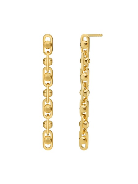 Michael Kors Cercei argintii placare aur pentru femei Michael Kors MKC171000710