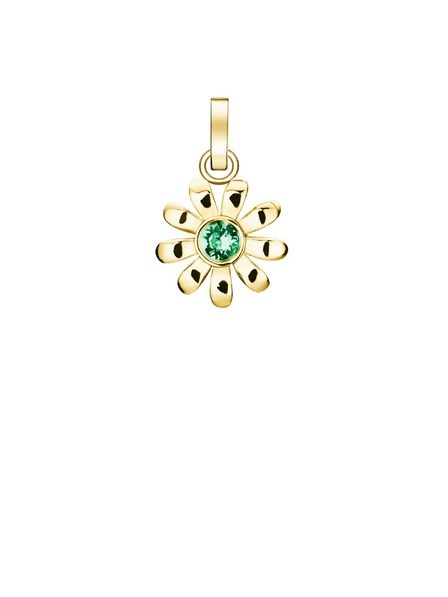 Rosefield Pandantiv Rosefield în culoare aur Daisy And Turquoise Crystal PE-Gold-Daisy Crystal