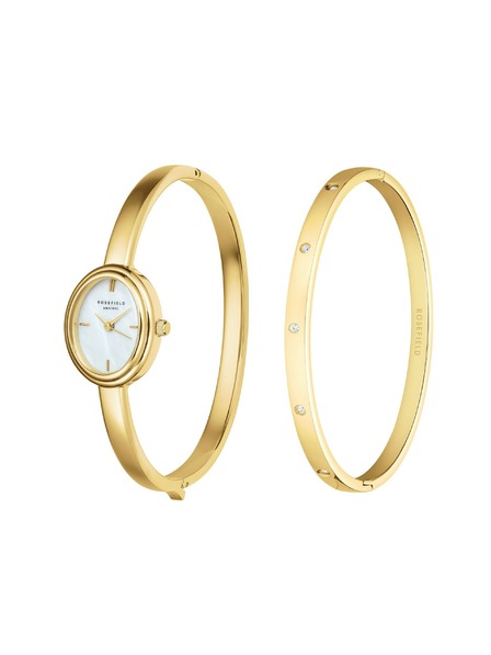 Rosefield Set cadou Rosefield Studio Bangle ceas și bratară Crystal Bangle BWGCG-X293