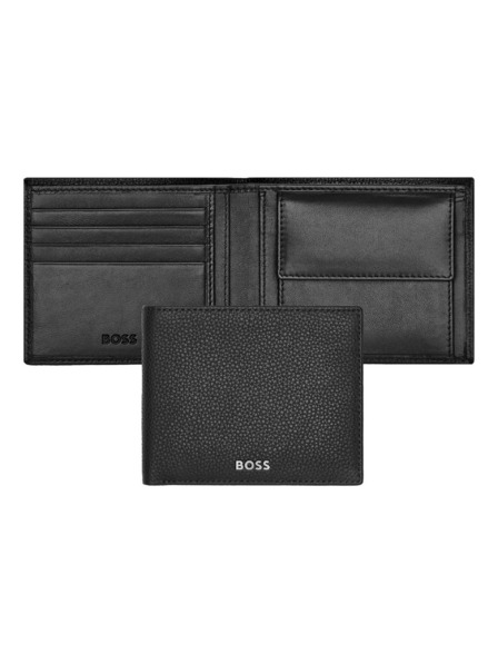 Hugo Boss Portofel din piele neagră pentru bărbați Hugo Boss Classic HLM416A