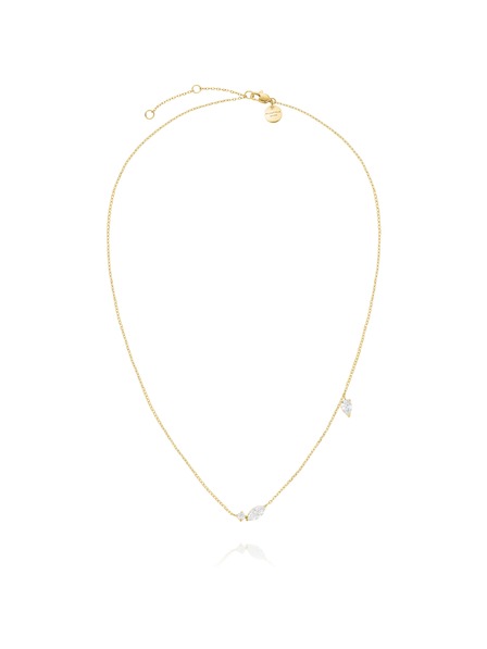 Rosefield Colier placat cu aur pentru femei Rosefield JNMSG-J1306