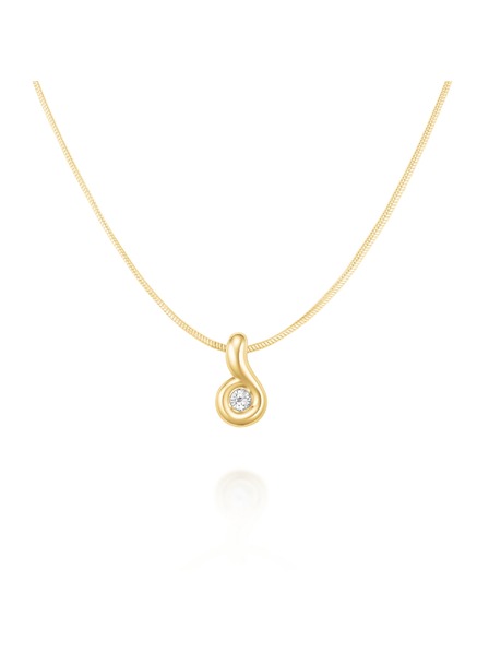 Rosefield Colier placat cu aur pentru femei Rosefield JNWPG-J1307