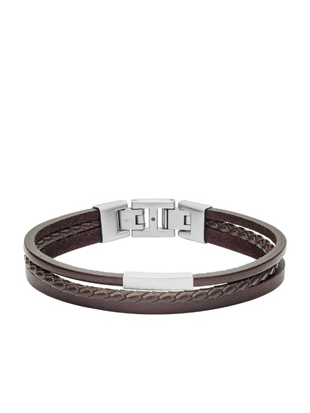 Fossil Brățară din piele pentru bărbați Fossil JF03323040