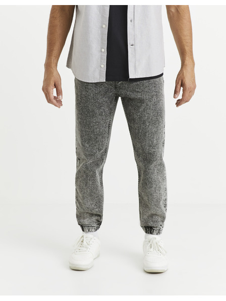 Celio Pantaloni denim gri pentru bărbați Celio Vojog3