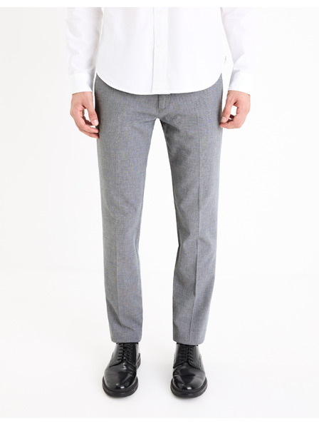 Celio Pantaloni chino gri pentru bărbați Celio Gosi
