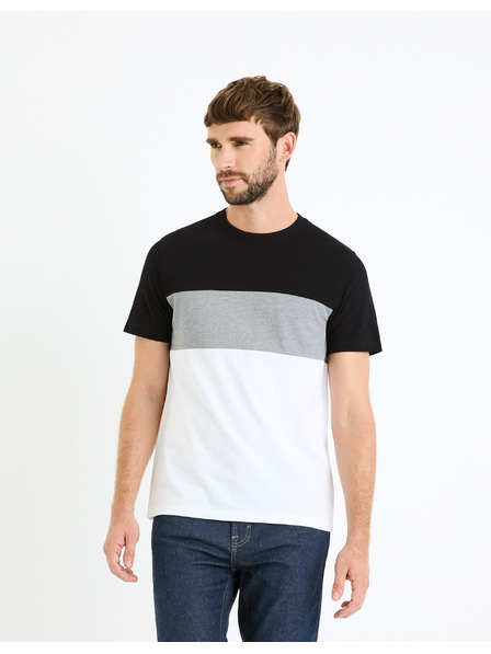 Celio Cămașă albă și neagră pentru bărbați Celio Febloc
