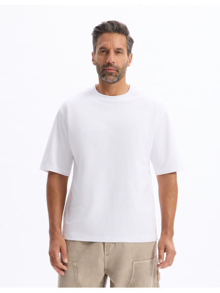 Celio Tricou alb pentru bărbați Celio Gehem