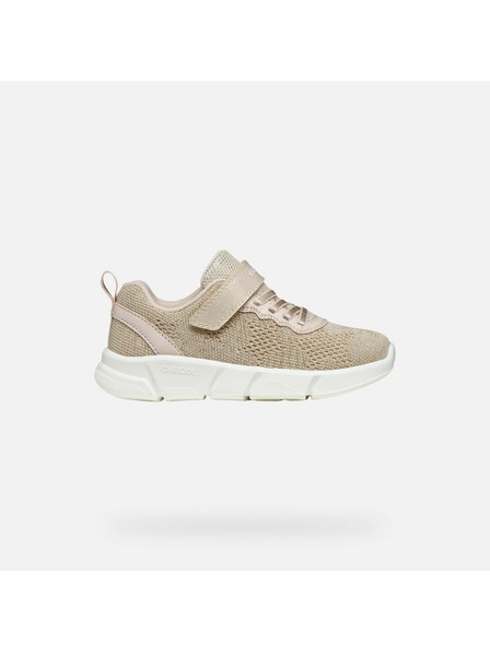 Geox Adidași bej pentru fetițe Geox Aril