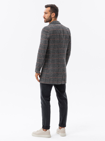 Ombre Clothing Haină de îmbrăcăminte neagră Ombre pentru bărbați C500