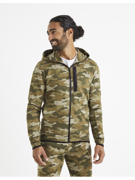 Celio Hanorac camuflaj bărbați bej și verde Celio Veyoke